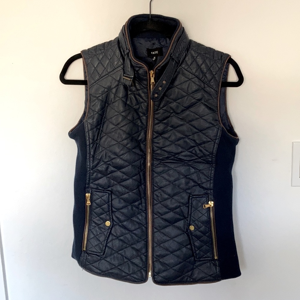 Fate PU Vest NWT